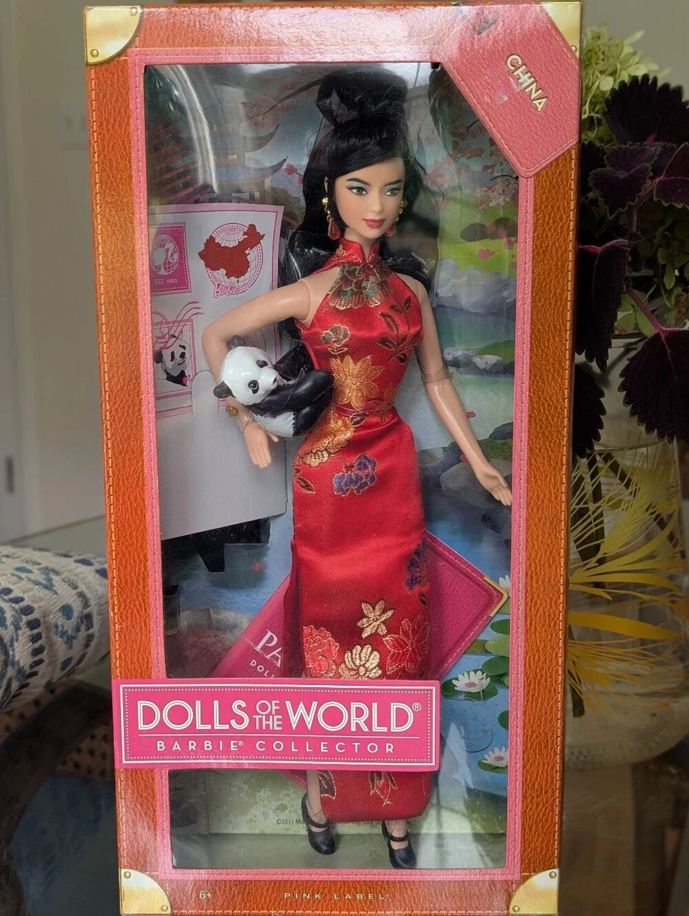 Two NIB Barbie Dolls of the World Pink Label. Spain & China.